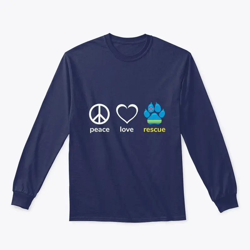 PEACE LOVE RESCUE - PAW Design v1