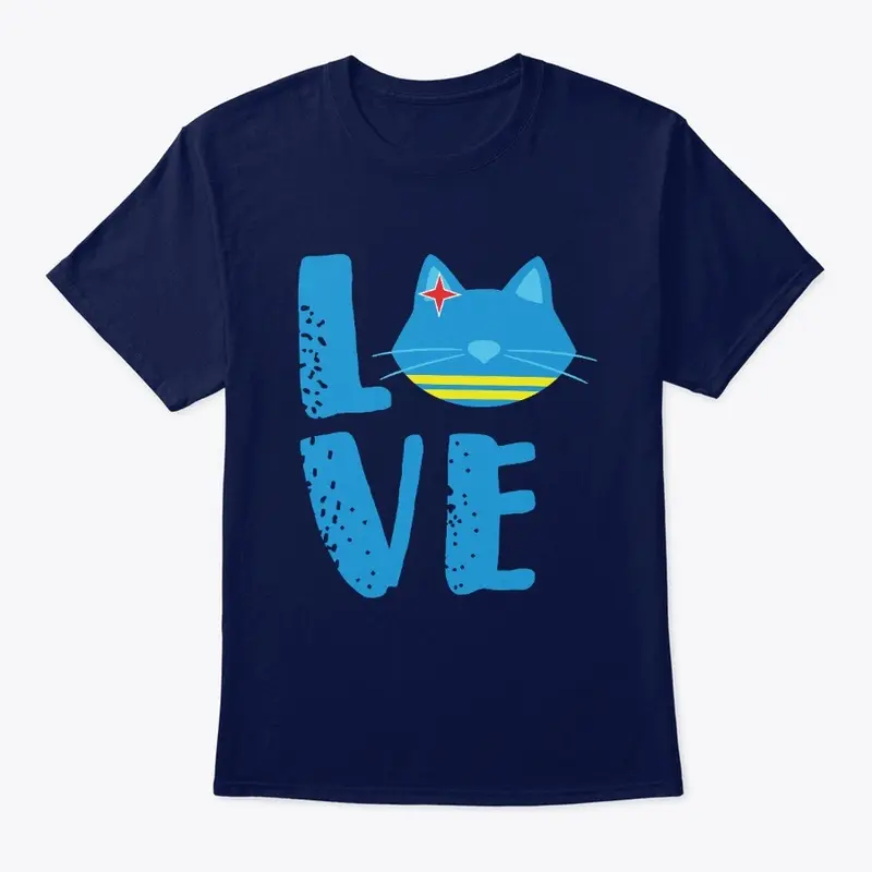 LOVE - Aruba Cat Head Design