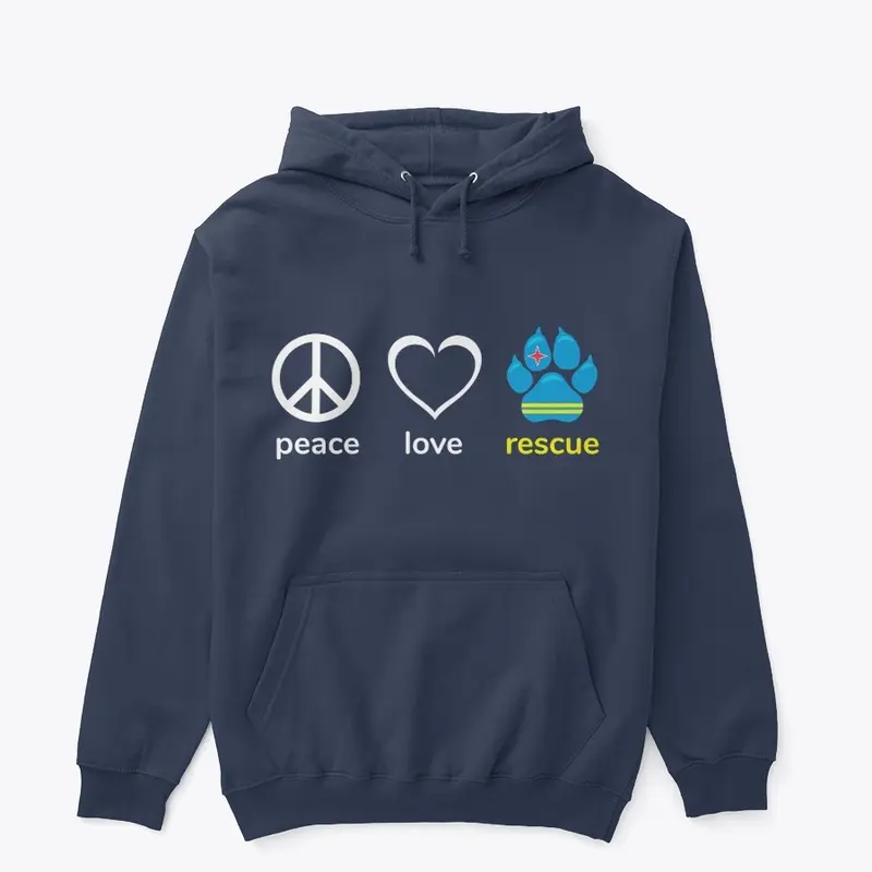 PEACE LOVE RESCUE - PAW Design v1