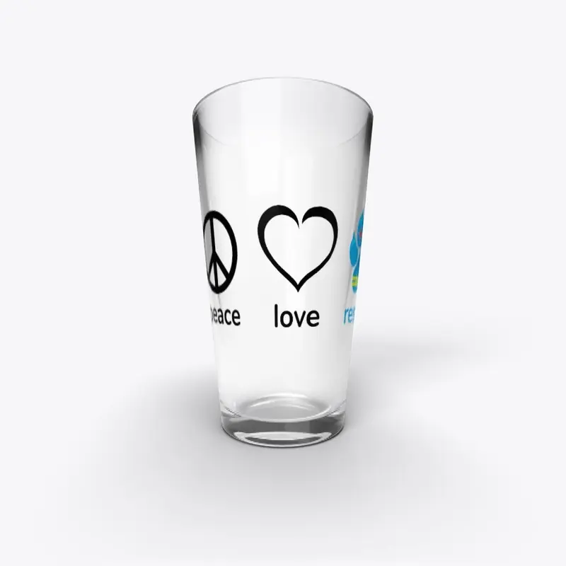 PEACE LOVE RESCUE - PAW Design v1 Black